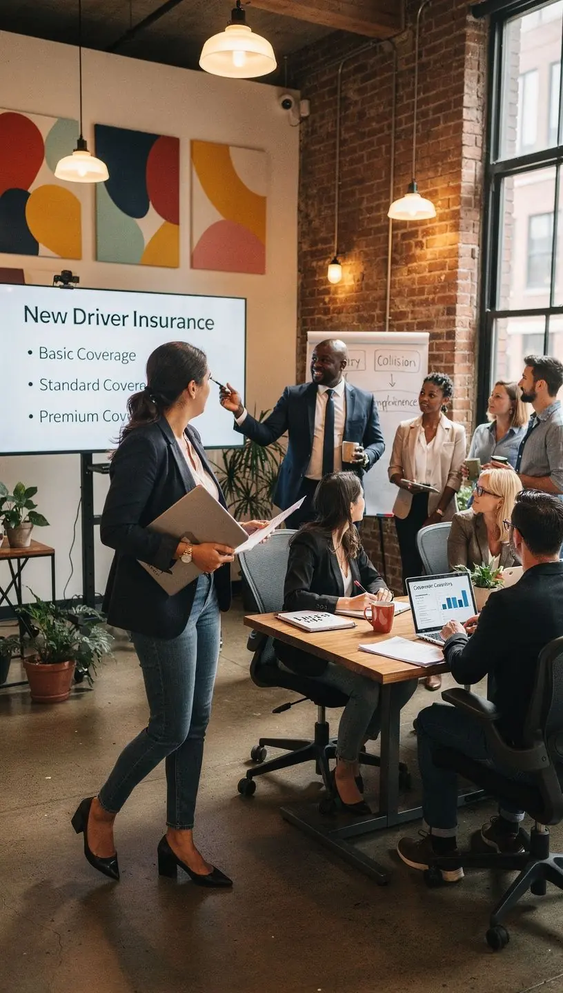 Obrazek przedstawiający kalkulator i dokumenty dotyczące ubezpieczenia.