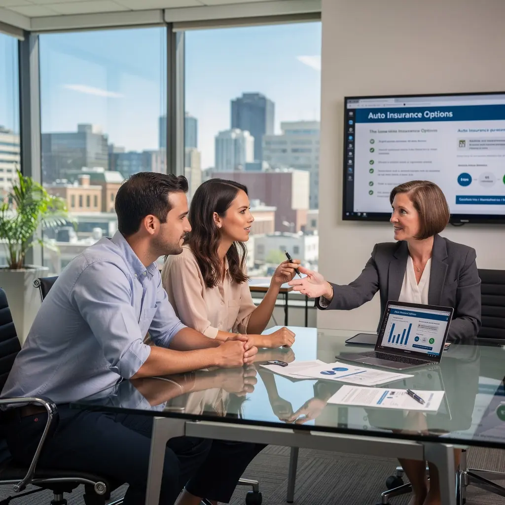 Infografika ilustrująca najważniejsze kryteria wyboru ubezpieczenia dla nowych kierowców.